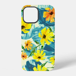 Funda Para iPhone 12 Patrón creativo sin fisuras de acuarela de plantas