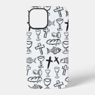 Funda Para iPhone 12 Patrón Cristiano