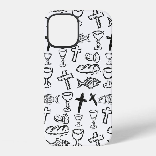 Funda Para iPhone Patrón Cristiano (Reverso )