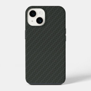 Funda Para iPhone 14 Patrón de acero grisáceo sin soldadura