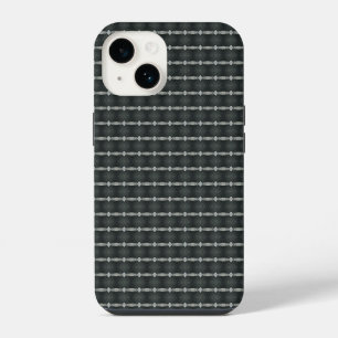 Funda Para iPhone 14 Patrón de acero grisáceo sin soldadura
