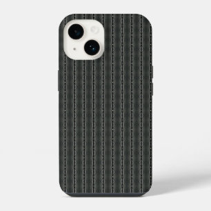 Funda Para iPhone 14 Patrón de acero grisáceo sin soldadura