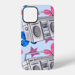 Funda Para iPhone 12 Patrón de acuarela sin costuras al estilo de los 9