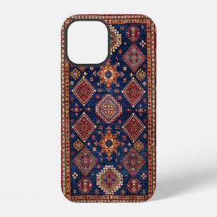 Funda Para iPhone 12 Patrón de alfombra turca persa oriental