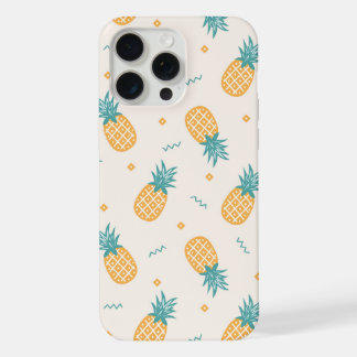 Patrón de ananas de piña de verano de Kawaii