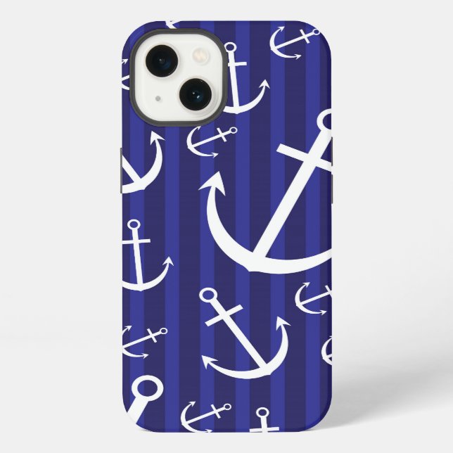 Funda Para iPhone Patrón de anclaje (Reverso )