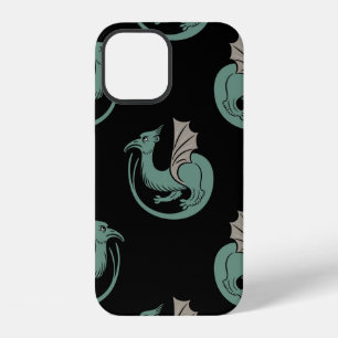 Funda Para iPhone 12 Patrón de animal vintage sin costuras con medieval