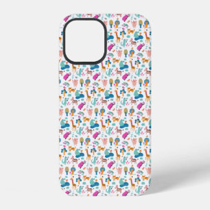 Funda Para iPhone 12 Patrón de animales de la selva lindos y coloridos
