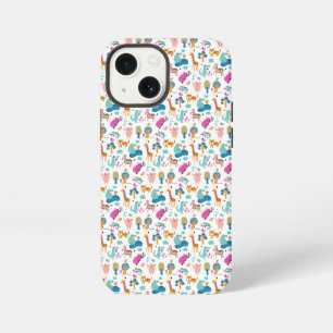 Funda Para iPhone 13 Mini Patrón de animales de la selva lindos y coloridos