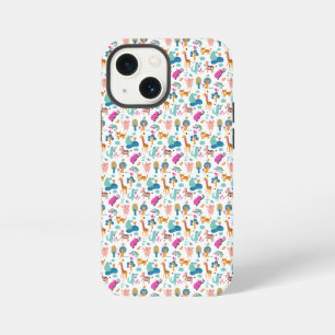 Funda Para iPhone 13 Mini Patrón de Animales de Safari