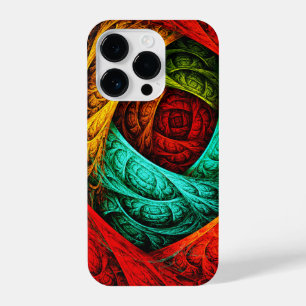 Funda Para iPhone 14 Pro Patrón de arte colorido artístico moderno abstract