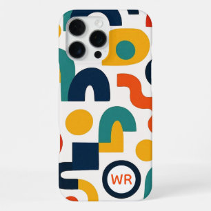 Funda Para iPhone 16 Pro Max Patrón de arte de formas amorfas coloridas funky