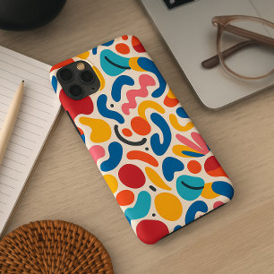 Funda Para iPhone 16 Pro Max Patrón de arte de formas amorfas funky coloridas