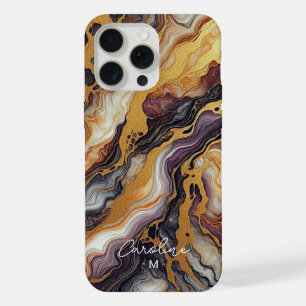 Patrón de arte de mármol personalizado púrpura neg