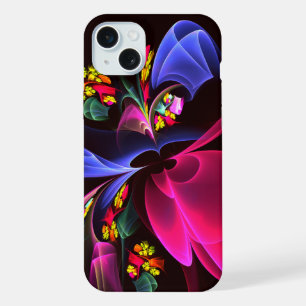 Patrón de arte de resumen floral colorido moderno