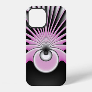 Funda Para iPhone 12 Patrón de arte fractal abstracto moderno