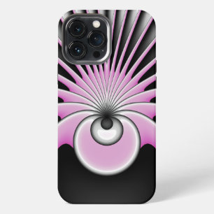Funda Para iPhone 13 Pro Max Patrón de arte fractal abstracto moderno y loco