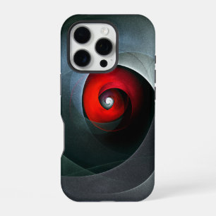 Funda Para iPhone 16 Pro Patrón De Arte Resumen Artístico Moderno De Swirl 