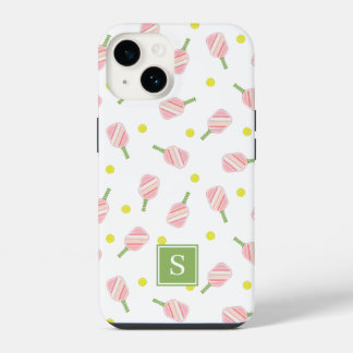 Funda Para iPhone 14 Patrón de baloncesto monograma Personalizado