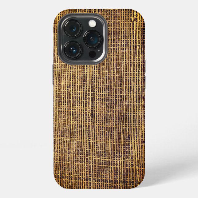 Funda Para iPhone Patrón de Bambú Trenzado (Reverso )