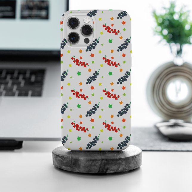 Funda Para iPhone Patrón De Bayas, Redberry, Blueberry, Fruta (Subido por el creador)