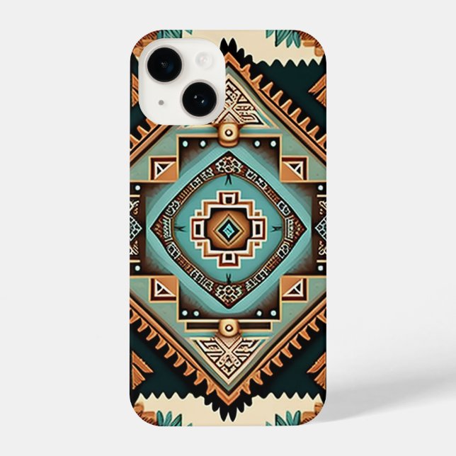 Funda Para iPhone Patrón de Boho Occidental (Reverso )