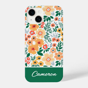 Funda Para iPhone 14 Patrón de Bouquet de jardín colorido