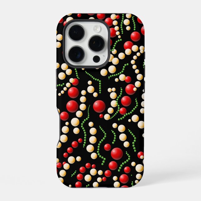 Funda Para iPhone Patrón de burbujas (Reverso )