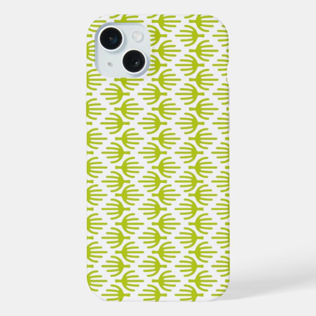 Funda Para iPhone Patrón de cactus (Reverso )