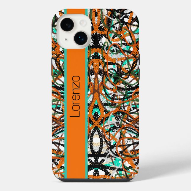 Funda Para iPhone Patrón de cadena (Reverso)