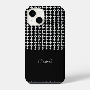 Funda Para iPhone 14 Patrón de cadena minimalista