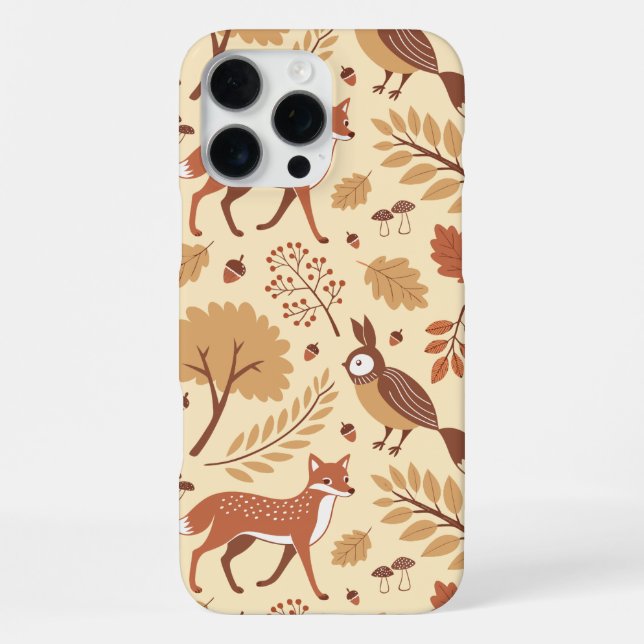 Funda Para iPhone Patrón de caída escandinavo elegante (Reverso )