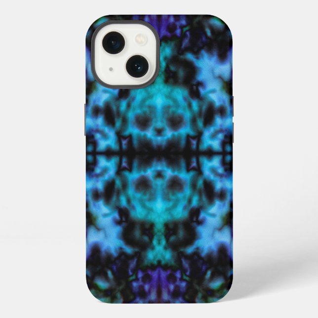 Funda Para iPhone patrón de caleidoscopio psicodélico (Reverso )