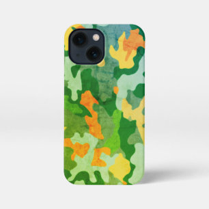 Funda Para iPhone 13 Mini Patrón de Camo de color brillante