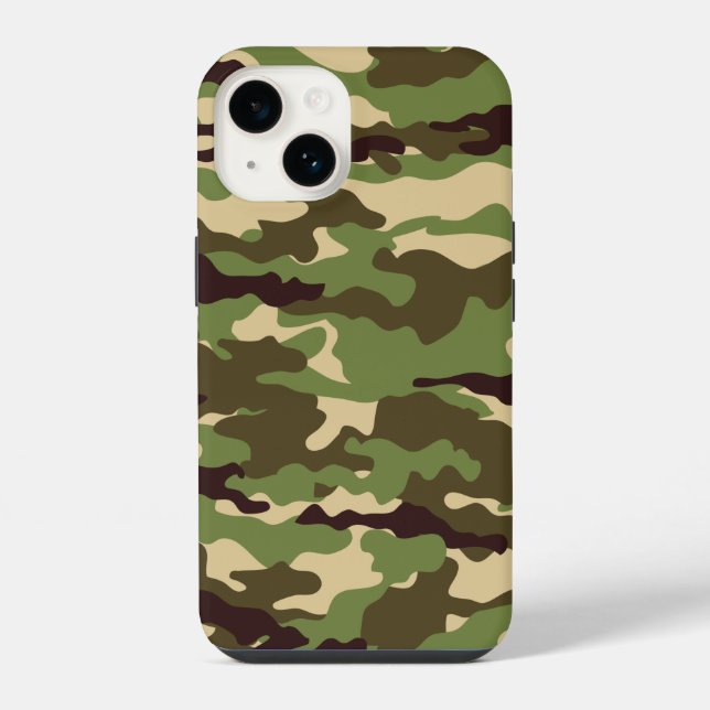 Funda Para iPhone Patrón de camuflaje (Reverso )