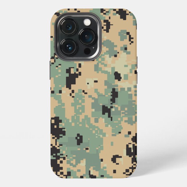 Funda Para iPhone patrón de camuflaje digital para iPhone (Reverso )