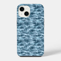 Patrón de camuflaje pixelado militar azul