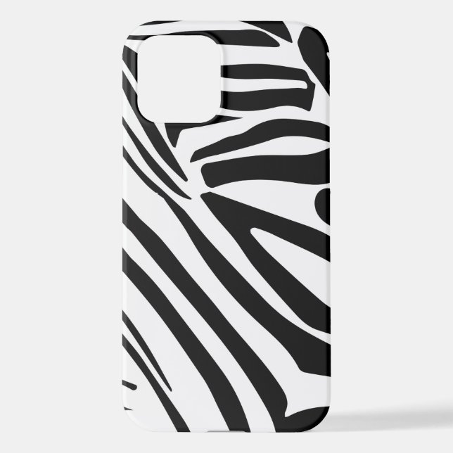 Funda Para iPhone Patrón de cebra (Reverso )