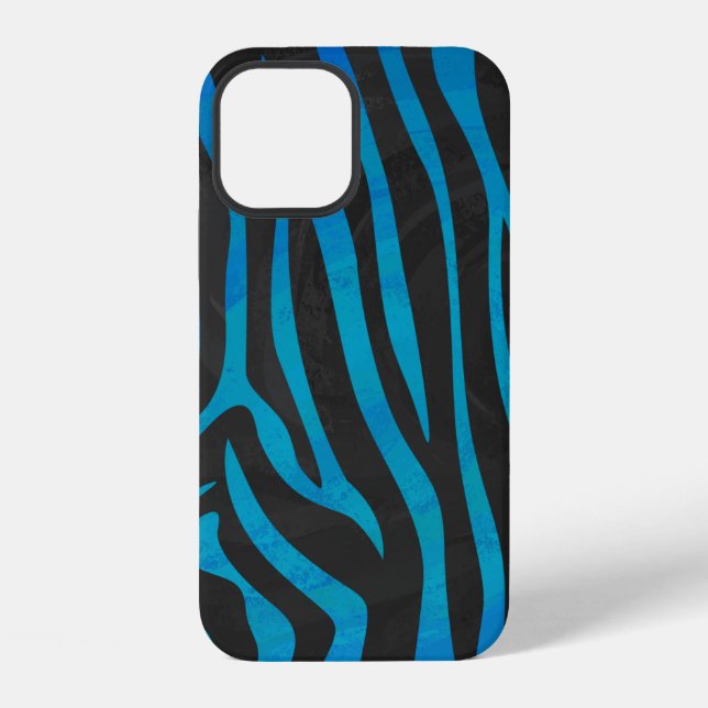 Funda Para iPhone Patrón de cebra texturizado (Reverso )