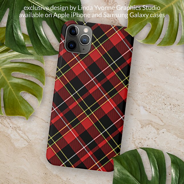 Funda Para iPhone Patrón de cheques de tartán tradicional escocés co (Subido por el creador)