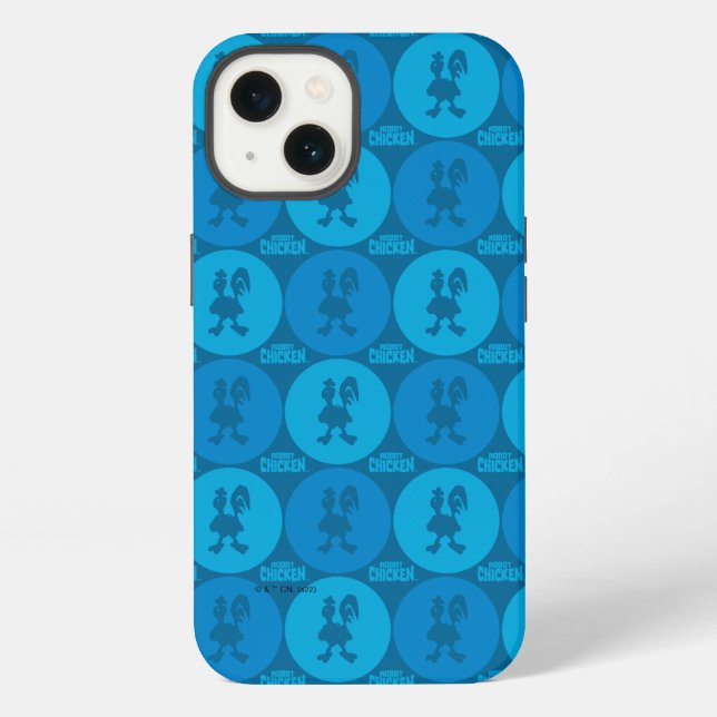 Funda Para iPhone Patrón de círculo de pollo robot (Reverso )