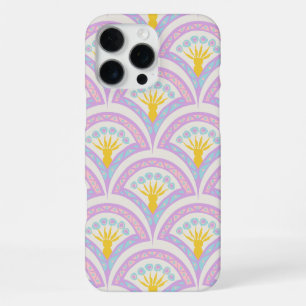 Funda Para iPhone 16 Pro Max patrón de concha de colores pastel