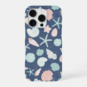 Funda Para iPhone 16 Pro patrón de conchas marinas