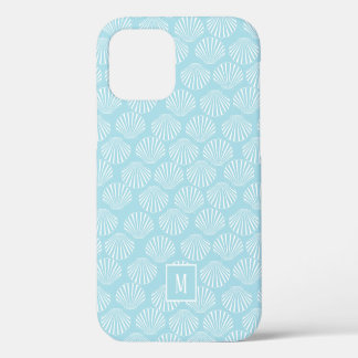 Funda Para iPhone 12 Patrón de conchas marinas costeras