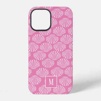 Funda Para iPhone 12 Patrón de conchas marinas rosadas de bonito