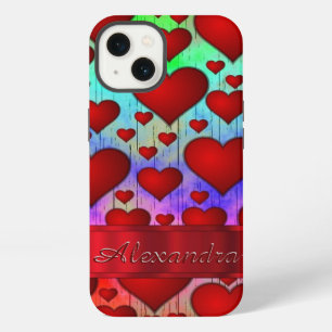 Patrón de corazón romántico personalizado