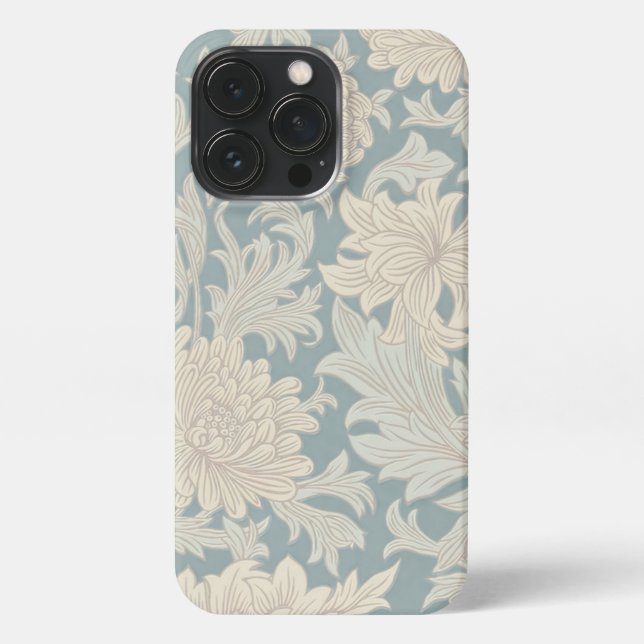 Funda Para iPhone Patrón de crisantemo de William Morris (Reverso)