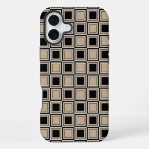 Funda Para iPhone 16 Plus patrón de cuadrados