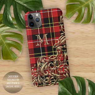 Funda Para iPhone 16 Pro Max Patrón de cuadros escoceses tradicionales personal
