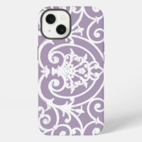 Patrón de desplazamiento de Lavender estuche para